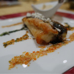 トゥ・ラ・ジョア - 2014.11　天然鰻の白焼き　野菜添え