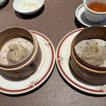 中国料理 美麗華 - 蟹小籠包、ただの小籠包、針生姜