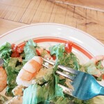 エッグスンシングス - エビもプリプリ