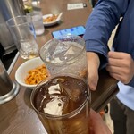 鬼貝 - 飲み友達と乾杯ウーロンハイと梅干しサワー