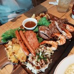 エッグスンシングス - 皆で頂く　ビックアイランドプレート