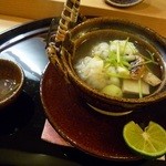 中善 - ハモ松　土瓶蒸し