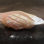 渋谷 鮨らぼ - カンパチ　7日熟成