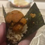 渋谷 鮨らぼ - 根室　バフン雲丹