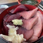 市場食堂 - 鉄火丼上（1,400円）