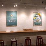 京かき氷 つみき - 奥のカウンター席の様子～!!( ^o^)ﾉ