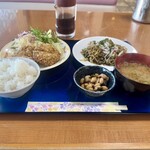 こはまや - メンチカツ･ヤキソバ セット