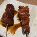 鳥専 一保 - つくね　きも