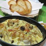 旬魚菜 まん海 - 海老マヨネースソース焼き　バケット添え(一度食べたらやみつきに・・)1050円