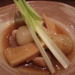 鴨 筍 小玉ねぎの冶部煮