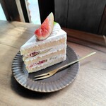 TSUMUGI cafe - いちじくショートケーキ