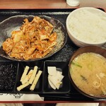 ごうのめし - 豚キムチ定食