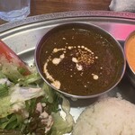 サールナート - 本日のカレー(黒ゴマソースのひき肉カレー)