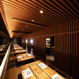 中央駅西口3分！半個室・掘りごたつ完備。最大42名様の宴会可