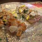 にんにくバル ザ・ガーリック中野 - 旬の鮮魚のカルパッチョ