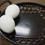 泉善 - ゆで玉子も自由に取って食べる