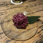 五十八 - かきのもと 菊の花のおひたし