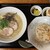 扇龍ラーメン店 - 料理写真:ラーメンセット（ラーメンと小チャーハン）   800円