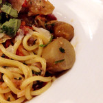 JAM ORCHESTRA - 今日のパスタ：牛すじと牛蒡のトマトソース　キタッラで（2,000円）