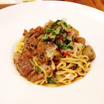 JAM ORCHESTRA - 今日のパスタ：牛すじと牛蒡のトマトソース　キタッラで（2,000円）