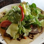 （2014/9月）「ガレット　ローストビーフ＆サラダ」