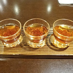 京鼎樓 - 紹興貴酒３種飲み比べ