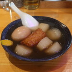 ラブラヌードル - 博多おでん たまご、大根、うずらの卵天