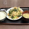 うちなーすばヤージ小 - チキナー麩定食950円