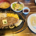 Ristorante Sasaki - あみ焼きステーキランチセット