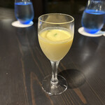 La Spiaggia - シェフKARAのサービスの冷製スープ(=´∀｀)