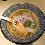 地鶏と伊勢海老 中華そば 頑 - 料理写真: