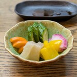 かぶと - 漬物盛合せ