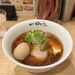 麺や 田むら - 料理写真:中華そば¥1200→¥1000（ドジャース優勝企画）、味玉（LINE友達登録で無料）