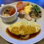 Karuizawa Marriott Hotel - ローカルオムレツ　ほか