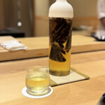 ふぐまどんな - ヒレ酒(冷)