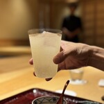 ふぐまどんな - 尾鈴山ジン柚子サワー