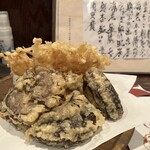 桂川 - 天ぷら裏にはしいたけ！しめじ！