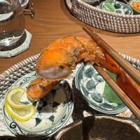 南風楼 - 天使の海老、箸上げ