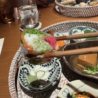 南風楼 - 生春巻き、箸上げ