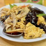 四季ボウ坊 - キクラゲと玉子の豚肉炒め