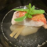 泉岳寺門前 紋屋 - 鯛かぶら清汁仕立て