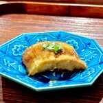 薪鳥新神戸 - 揚げてタレをつけた茄子　美味しい！
