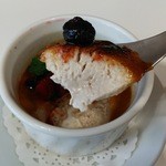 わかば食堂 - 14.11.12【Szechwan restaurant 陳:石原シェフ】ジャスミン茶ブリュレ 表面はザクザクです♪