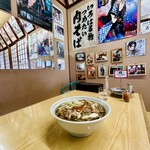 いろは本店 - 冷たい肉そば 大盛