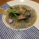 IZAKAYA ソーレソーレ - しらすのカルパッチョ
