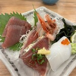 酒場大穴 - 刺身5点盛り