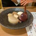 京出汁おでんと旬菜天ぷら 鳥居くぐり - 