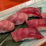 まぐろ白川 - 握り（とろ）