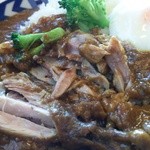 おやこカレーの手羽は、とっても柔らかーい