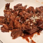 北京遊膳 - ダックの肉で一品作ってくださいました。